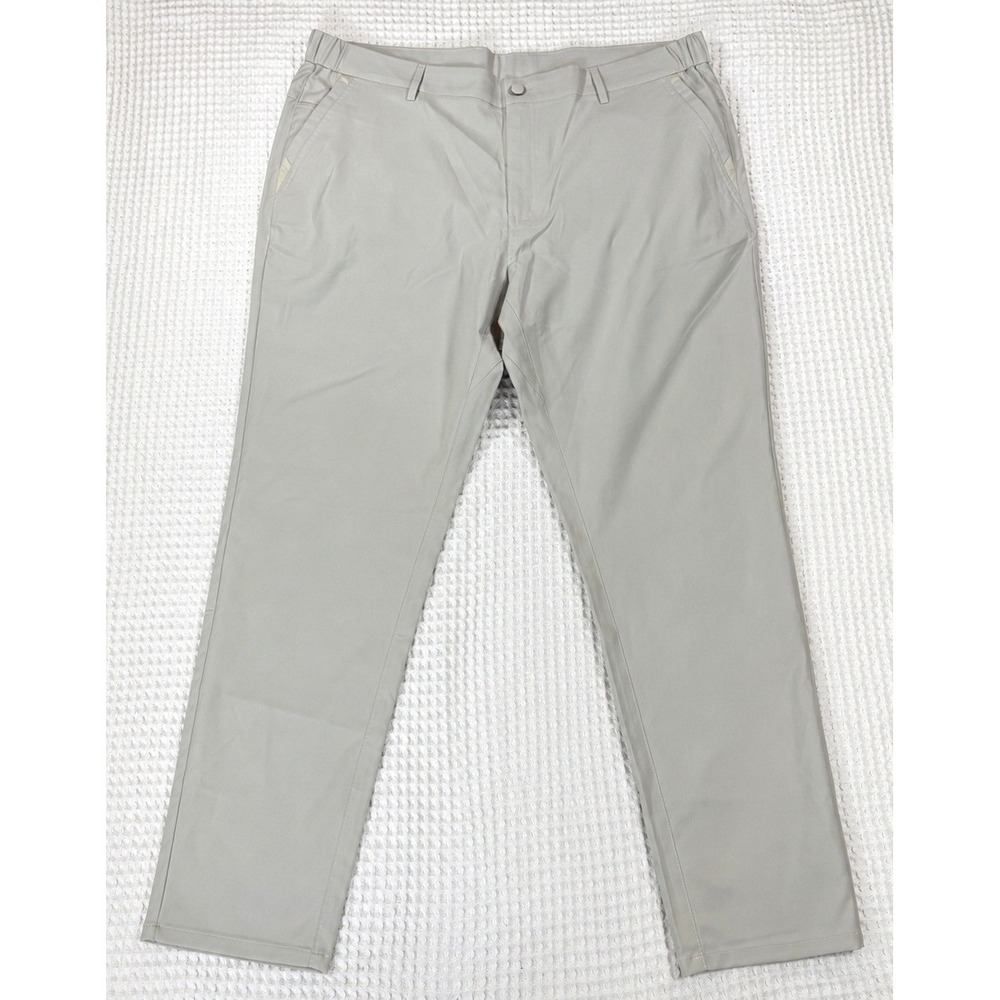 JACK ARCHER Jetsetter Tech Pants Mens 40x32 (40x31) Stone Gray Performance Golf - Picture 2 of 9